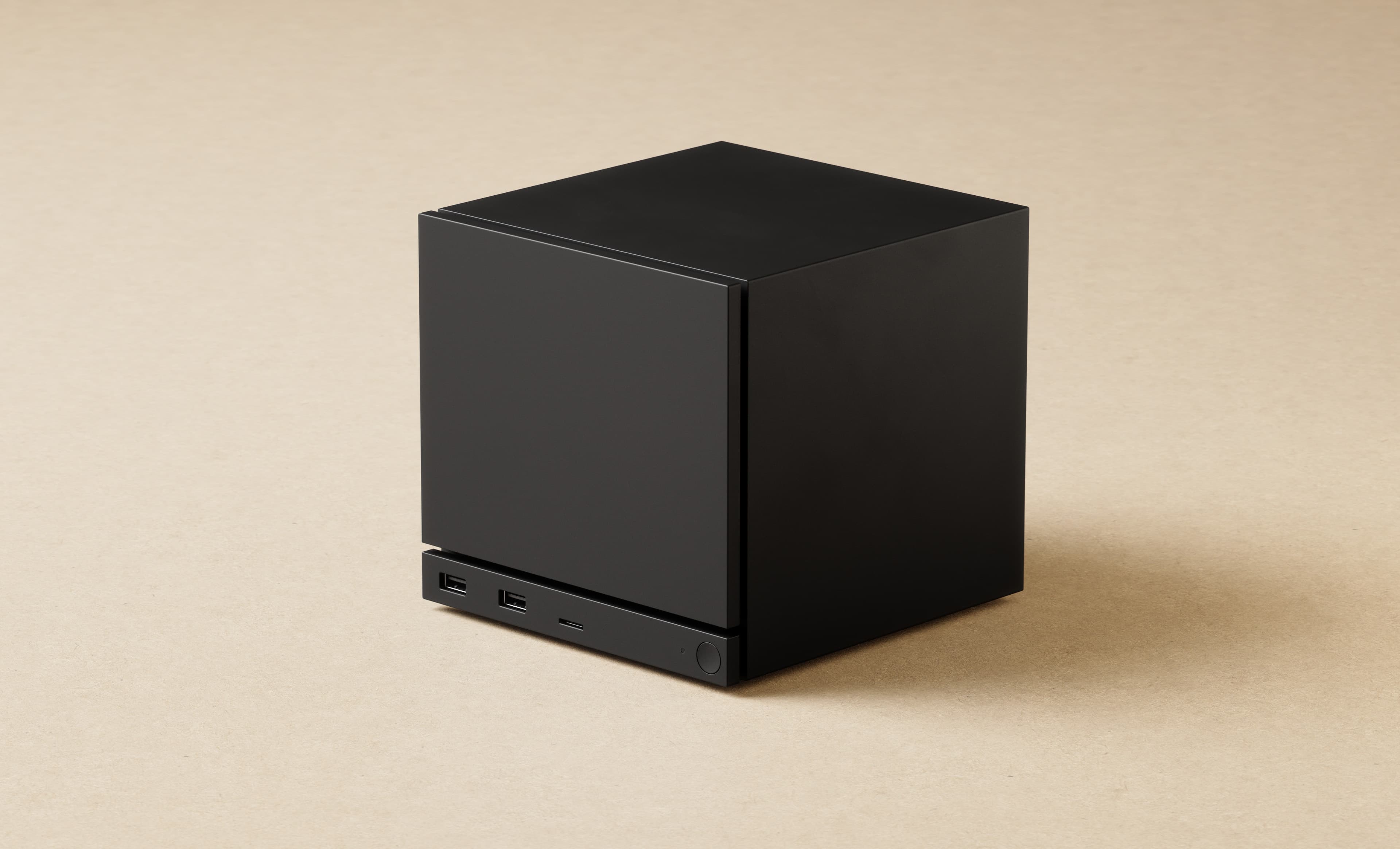 A glamour shot of Valve's Steam Machine.