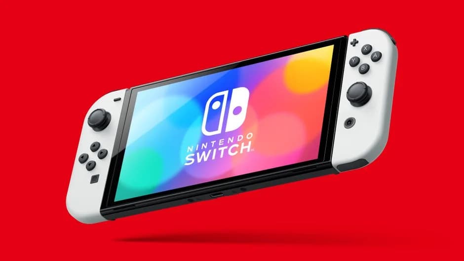 The original Nintendo Switch console hero shot.